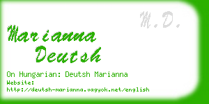 marianna deutsh business card